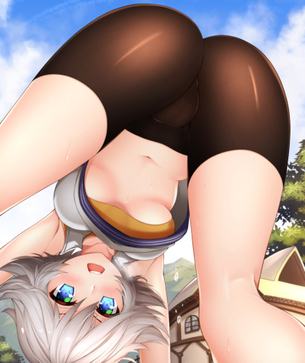 【スパッツ】顔面騎乗希望ｗ ムレムレのスパッツ少女エロ萌え画像集 Part.11【二次むっちりフトモモ】