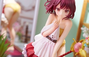 『ソフィーのアトリエ』ソフィーの着替え中で下着姿が全部丸見えのエロフィギュア！