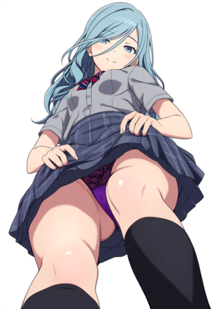 [プロセカ][エロ画像]日野森雫(ひのもりしずく)のたくし上げパンチラで抜いたよ～♪