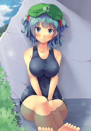 【東方Project】河城にとりのイキ顔になってるドエロい抜ける画像