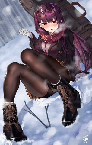 【二次】足がブーツで蒸れて熟成されてそうなパンストタイツ女子画像part3