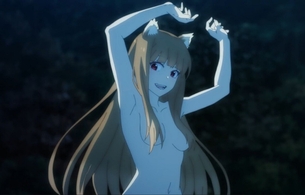 アニメ『狼と香辛料 MERCHANT MEETS THE WISE WOLF』1話でえっちな女の子の裸丸見え