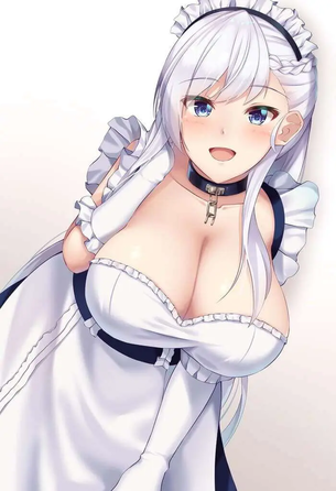 【エロ画像】アズールレーン ベルファストと漫画みたいなＨがしたくなる抜きヌキ二次エロ画像