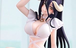 『オーバーロード』アルベドのエロいおっぱいの水着姿のエロいぬーどるストッパーフィギュア