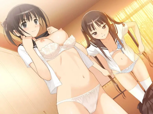 ラッキースケベの二次フェチ画像。