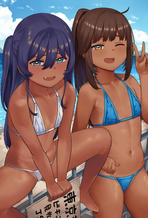 【二次】ほとんど見えるマイクロビキニを着ている女の子の画像まとめ その6【41枚】
