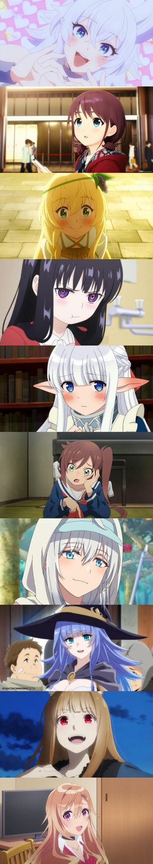 【画像】今期アニメの可愛いキャラランキング、決まるｗｗｗｗ