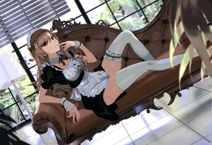 【二次元】メイド服姿の美少女達のエロ画像 Part.16 50枚