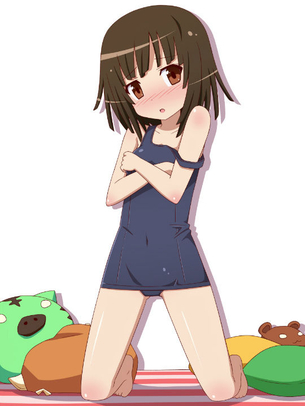 エロ画像】スクール水着エロ画像　スク水のあの何もない感が素晴らしい