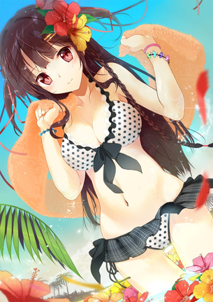 【ビキニ／水着】豊満おっぱいがこぼれ落ちそうなビキニ娘エロ萌え画像集 Part.05【二次エロ少女】
