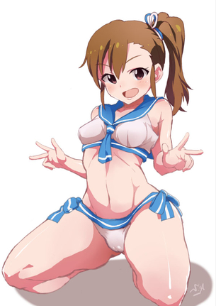 【アイドルマスター】子作りにも興味深々なお年頃ｗ おませなジュニアアイドル双海真美エロ萌え画像集【アイマス二次】