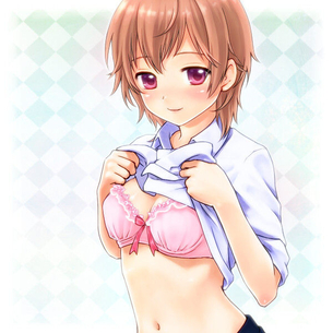 エロ画像】スカートとか洋服をたくしあげてエッチな部分を見せてくれてる女の子のエロ画像　スカートたくしあげたら大事な部分まで!?