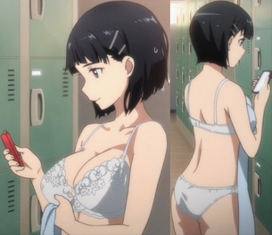 【画像クイズ】このアニメの下着の違和感に気づけなかったら童貞ｗｗｗｗｗｗｗｗｗ