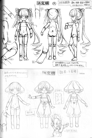 【画像】アニメの設定資料の乳首エッチすぎる