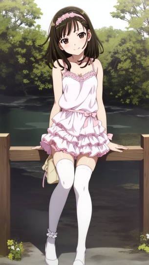 『物語シリーズ』千石撫子ちゃんのAIエロ画像『stable-diffusion』その１
