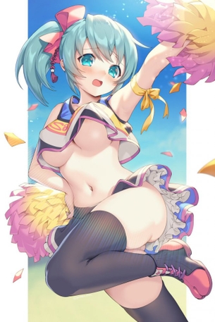 【非・微エロ】水曜日の青髪美少女画像まとめ その２５６