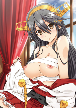 【艦これ】性的な目で見られてもハルナは大丈夫ですｗ優等生ボディの金剛型淫乳戦艦榛名エロ萌え画像集【艦隊これくしょん】