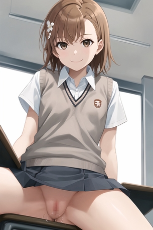 御坂美琴のどエロい二次エロ画像がいっぱいおっぱい！【とある科学の超電磁砲】