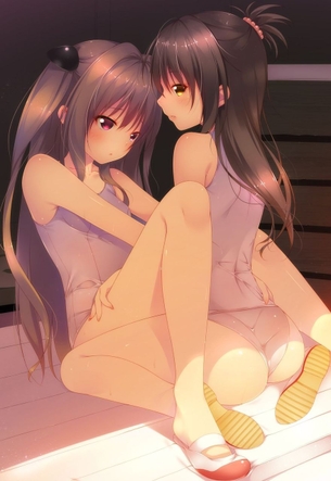 【百合】女の子同士で手マン貝合わせ 禁断のレズ少女エロ萌え画像集 Part.47【二次ゆり】