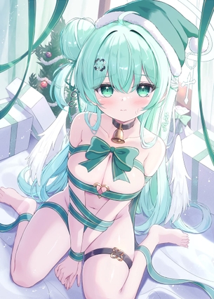 【非・微エロ】体のあちこちにリボンが絡み付いている美少女画像まとめ　その１３
