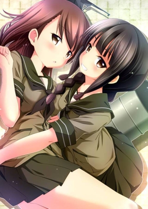 【艦隊これくしょん／艦これ】ちょっぴり歪んだ純愛百合カップルｗ 大井×北上さんエロ萌え画像集 其之弐【クレイジーサイコレズ】