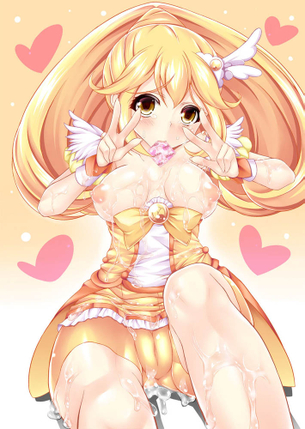 【スマイルプリキュア】妄想大好きｗ気弱なオタク少女 キュアピース（黄瀬やよい）の二次エロ画像集 Part.04【スマプリ】