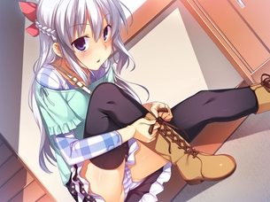 縞パン履いた女の子の画像　その7