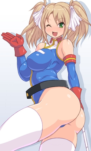 巨乳の可愛い二次元画像。
