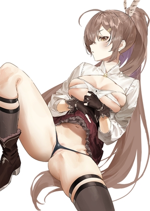 【ホロライブ】七詩ムメイのエロ画像！
