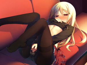 エロ画像】オナニー中の女の子がエロい　自慰行為にふける女の子