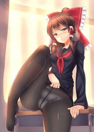 【ストッキング】むっちりフトモモと透けたパンツが織りなすエロスｗ パンスト少女のエロ萌え画像集 Part.09【二次パンチラ】