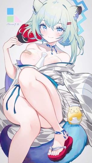 【エロ画像】ブルーアーカイブ 間宵シグレと漫画みたいなＨがしたくなる抜きヌキ二次エロ画像