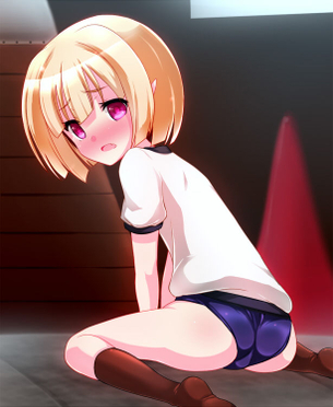 エロ画像】ブルマ・体操着のエロ画像　ブルマは気をつけないとパンツはみ出してるからな