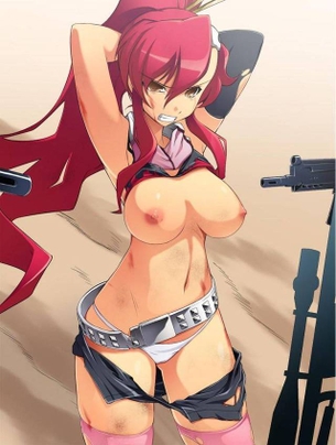 【グレンラガン】むっちり肉弾爆乳の性的狙撃手ｗヨーコ・リットナー二次エロ画像集【天元突破】