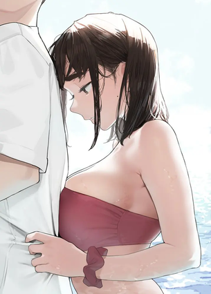 水着のエロ画像を復習していく