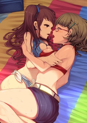 【百合】女の子同士で手マン貝合わせ 禁断のレズ少女エロ萌え画像集 Part.42【二次ゆり】