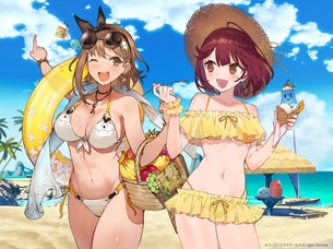 【画像】アトリエシリーズ公式、エッチな水着イラストを公開しまくる