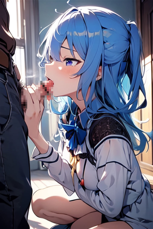【ホロライブ(VTuber)】星街すいせい(Hoshimachi Suisei)の2次元エロ画像まとめ Part5 [AI Generated]
