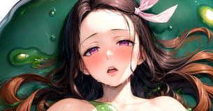 【鬼滅の刃】竈門禰豆子 エロ画像集 [AI Generated]