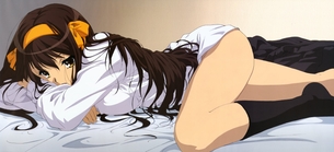 【画像】ハルヒの公式絵で1番エロいやつ