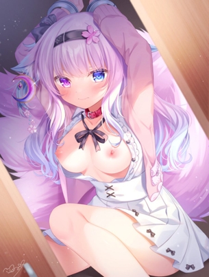 【非・微エロ】日曜日の紫髪美少女画像まとめ その２６４