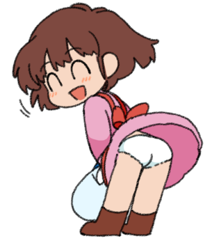 【画像】デフォルメされた絵柄の女の子のパンツ画像っていいよね