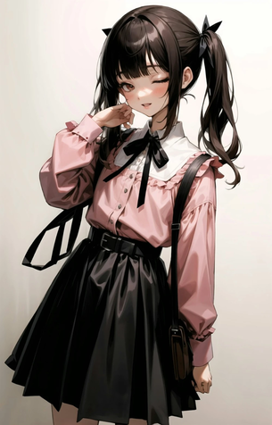 【AIイラスト】地雷系の女の子のAI画像まとめ【アニメ調】 [AI Generated]