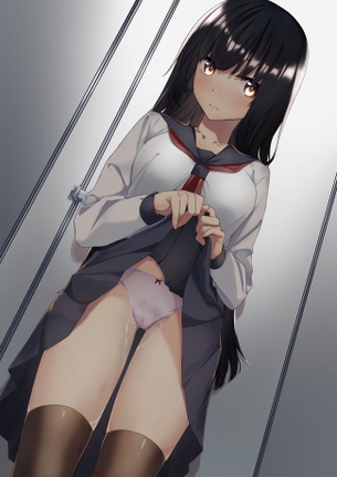 【エロ】スカートをたくし上げてパンツや性器を見せつけてる女の子５１【たくし上げ】