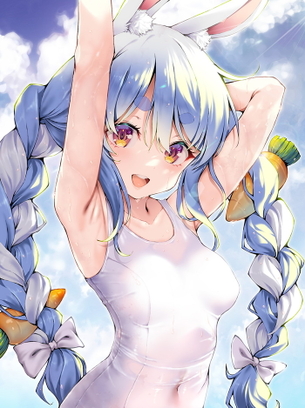 【画像】目のやり場に困りすぎるwww水着姿の二次女の子画像がこちら