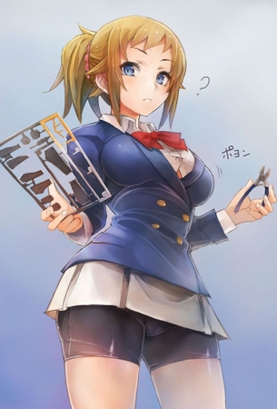 巨乳の二次元エロ画像。