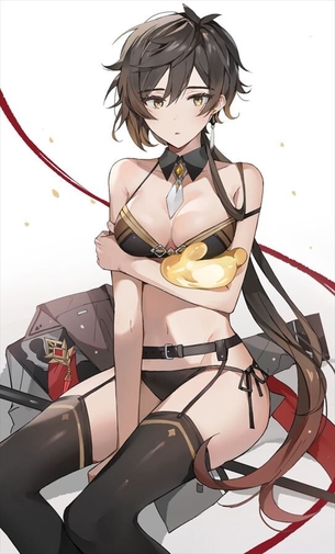 原神の二次フェチ画像。