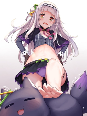 【ホロライブ】初期衣装で可愛い紫咲シオンちゃんの二次画像【祝復帰】