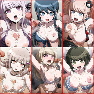 【画像】超高〇級エロ水着姿のダンガンロンパ女子メンバーにHなおしおきイラスト集
