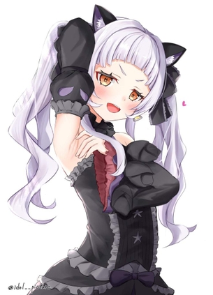 【エロ画像】バーチャルyoutuberのエロコスプレの参考にしたくなる紫咲シオンのキャラクター画像